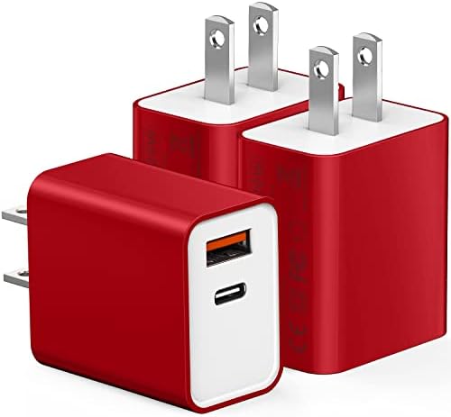30 W Dual Port USB C Fast Charger Pack – Rapid Charging Adapter for i Phone 16/15/14/13/Pro/Pro Max & i Pad, Enhanced Compatibility with Samsung S21/S22 & Google Pixel – Compact Power Solution for Home, Office & Travel