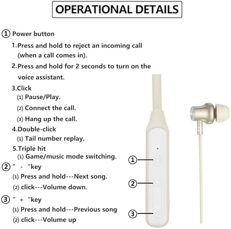 LANDIBO Bluetooth Neckband Earbuds – 35-Hour Battery Life, IPX7 Sweat-Resistant, Noise Cancelling Technology for Crystal Clear Sound – Ideal for Active Lifestyles and Hands-Free Communication – Enhanced Deep Bass Audio (Black) – Elevate Your Sound Experience