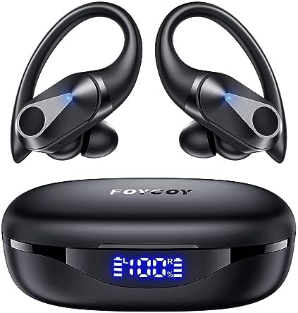 Unleash Your Sound: 90-Hour Playtime Waterproof Bluetooth Earbuds with Over-Ear Hooks for Sports & Active Lifestyles – Seamless Connectivity & Enhanced Comfort for Ultimate Audio Freedom