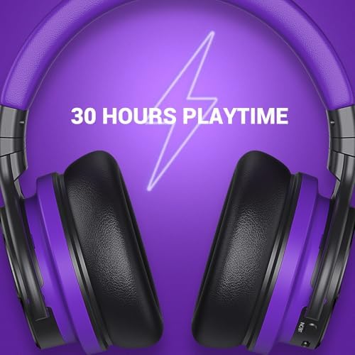 Elevate Your Sound Experience with E7 Active Noise Cancelling Headphones – Unrivaled Over-Ear Comfort for All-Day Listening, Rich HD Audio Quality for Audiophiles – Ideal for Travel, Work, & Thoughtful Gifting – Advanced Bluetooth Connectivity for Effortless Pairing and Immersive Enjoyment