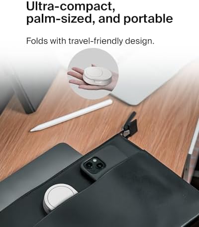 Belkin 15 W Fast Convertible Magnetic Charging Stand – Mag Safe & Qi2 Compatible Power Hub for i Phone 16/16 Plus/16 Pro/16 Pro Max, i Phone 15/14, Apple Air Pods Pro – Stylish White Design for Enhanced Efficiency and Device Versatility