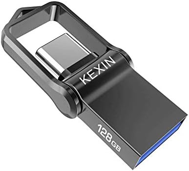 KEXIN 64 GB USB C Flash Drive – Ultra-Fast USB 3.0 Dual Connector Mini Drive for Type-C Devices – Portable OTG Memory Stick for Android Smartphones & Tablets – Robust Metal Design for Everyday Use
