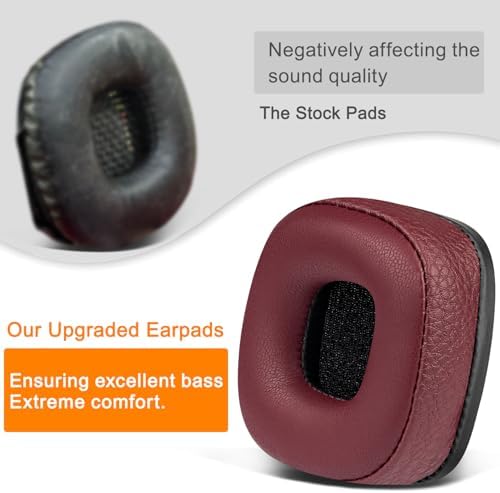 Upgrade Your Marshall Major Headphones with SOULWIT Dark Coffee Protein Leather Replacement Ear Pads – Unmatched Comfort and Sound Isolation for I/II/III/IV/V Models – Effortless Installation & Long-lasting Durability for Music Enthusiasts and Professionals