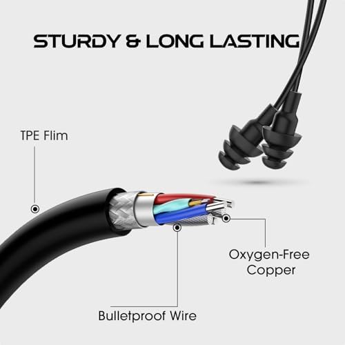 MIPEACE Professional Noise-Canceling Earbuds – Engineered for Comfort and Longevity in Industrial Settings – Sweatproof Design with Effortless Device Pairing and Immersive Acoustic Experience for Construction Workers