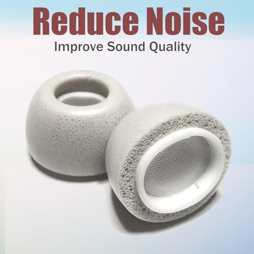 Ultimate Comfort Memory Foam Ear Tips for Air Pods Pro & Pro 2 – 4 Sizes (L/M/S/XS) with Handy Storage Case – Superior Noise Isolation Replacement Earbud Accessories in Elegant Black for Enhanced Listening Experience