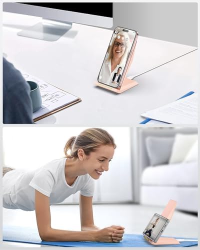 NANAMI Dual Pack Fast Wireless Charging Stands – Qi Certified for i Phone 16/15/14/13/12 Pro Max & Samsung Galaxy S24/S23/S22/S21/S20, Google Pixel Compatible – Effortless Cable-Free Power for All Devices