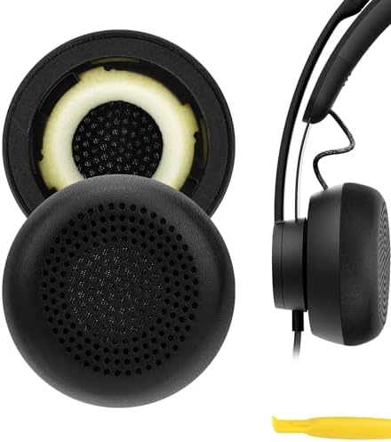 Geekria Quick Fit Ear Pads for Logitech Zone Wired & Zone 750 Headphones – Premium Comfort & Longevity in Sleek Black – Fast Installation Ear Cushions for Superior Audio & Acoustic Isolation – Not Compatible with Zone Wireless Models