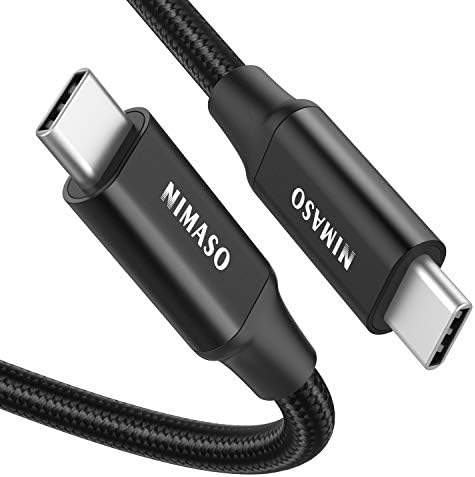 NIMASO USB C 3.1 Gen 2 Cable – 10 Gbps Data Transfer & 4 K Video Output | 100 W PD Fast Charging for i Phone 16, Mac Book, i Pad Pro 2020 & More | Ultimate Versatility for Modern Devices | Unmatched Durability & Speed for Seamless Connectivity