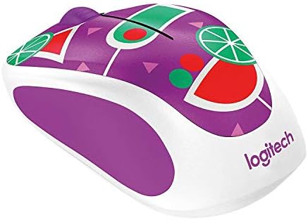Logitech M325 Wireless Mouse in Cocktail Design – Ergonomic Comfort and Precision Tracking for All Operating Systems, Long Battery Life Up to 18 Months, Perfect for Travel and Home Office Setup