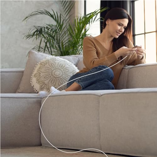 Premium 6 FT USB-C Fast Charger Cable for i Phone 15 & 16 – Durable Nylon Braided Charging Cord – 2-Pack for Rapid Charging with Enhanced Compatibility for Mac Book Pro, i Pad Air 4/5, and i Pad Pro – Tangle-Free, Long Reach Design for Ultimate Convenience