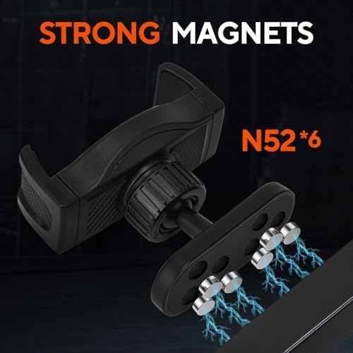 Revolutionize Your Workout with the 360° Adjustable Magnetic Phone Holder – Ultimate Gym Accessory for All Smartphones, Effortless Attachment to Metal Surfaces, Compact Design for On-the-Go Fitness Enthusiasts, Secure Your Device During Intense Workouts, Enhanced Versatility for Home, Gym, or Outdoor Use, Durable and Easy to Clean for Long-Lasting Performance