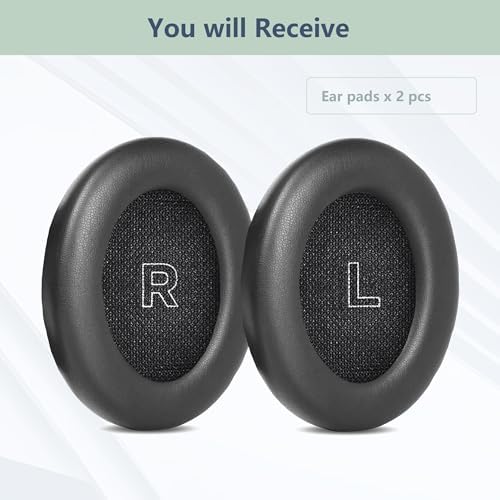 Ultimate Comfort Replacement Earpads for Bose Quiet Comfort Ultra QC Ultra Wireless Headphones – High-Density Memory Foam & Durable Protein Leather Ear Cushions for Optimal Sound Isolation and Extended Listening Pleasure