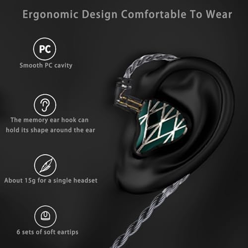 Fezzlo Hi-Fi Type-C In-Ear Gaming Earbuds – Unleash Premium Digital Audio with Built-in Mic for Crystal-Clear Voice Clarity, Ergonomic Comfort for Extended Use, Universal Compatibility with Phones & Computers, Tailored 0.78 mm 2 Pin IEM Fit for an Immersive Sound Experience