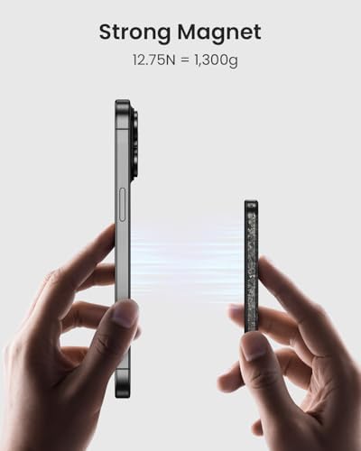 Ultra-Slim Carbon Mag Safe Power Bank – 5000 m Ah Lightweight Charger for i Phone 16 Pro Max/15/14/13 Series – 20 W PD Fast Charging with Durable Carbon Fiber Design – Effortless Magnetic Connection for On-the-Go Power