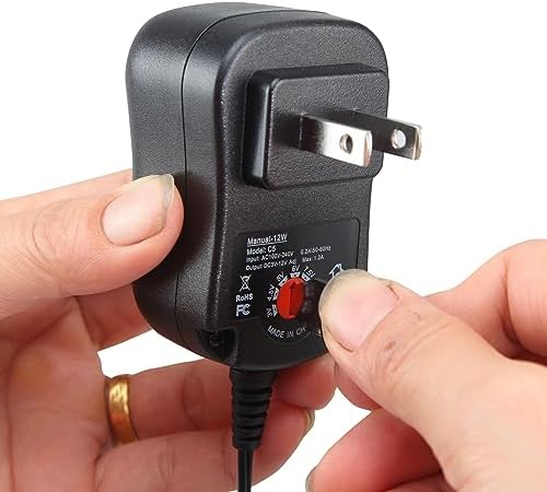 Universal Adjustable AC Power Supply Adapter: The Ultimate AAA Battery Replacement Solution for Toys and Electronics with Voltage Control and Fast Charging Features