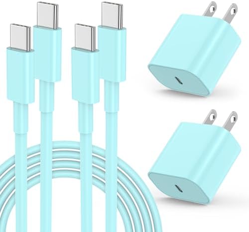 Rapid Charge Your Apple Devices with 20 W USB-C Fast Charger for i Phone 16/15 & i Pad – Includes 6 ft Type-C Cable for Ultimate Flexibility, Compact Design for Travel, and Advanced Safety Features for Efficient Power Delivery