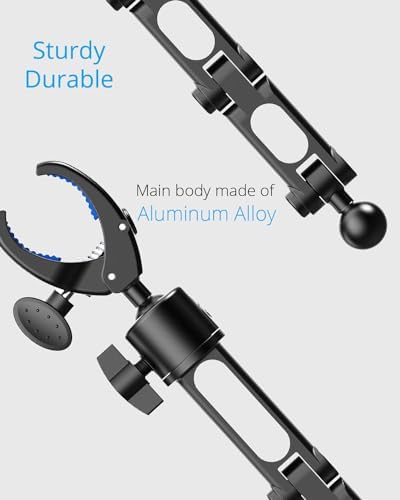 Revolutionary Aluminum Alloy Rear View Mirror Phone Holder – Multi-Angle Adjustable and Rotatable Mount for 4-7 Inch Smartphones – Ultimate Driving Safety and Seamless Connectivity for i Phone and Android Users – Effortless Installation and Modern Design