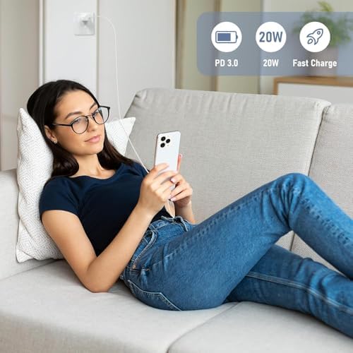 Ultra-Fast Charging Kit for i Phone 14/13/12 – 20 W USB-C Power Block & Dual 6 FT Lightning Cables in Vibrant Green – Superior Compatibility for Pro/Plus Models – Recharge Up to 50% in Just 30 Minutes – Stylish, Durable Design for Daily Use – Maximum Efficiency Meets Trendy Aesthetics