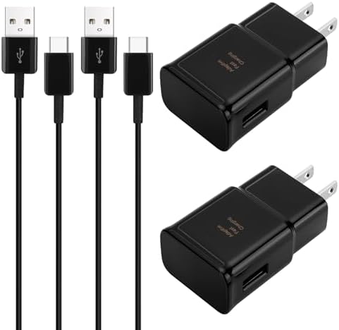 Fast Charging USB Type C Cable for Samsung Galaxy Devices – 6.6 Ft Durable Charger Cord for S25/S24/S23/S22/S21/S20/S10 Series, Note 8/9/10/20 – Enhanced Power Delivery and Universal Compatibility for Optimal Performance