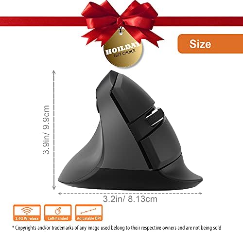 Discover Unmatched Comfort with the J-Tech Digital Ergonomic Left Hand Mouse – Wireless & Adjustable DPI for Enhanced Precision, Perfect for Windows & Mac Users! Experience the ultimate in ergonomic design tailored specifically for left-handed individuals. This wireless mouse features a clutter-free 2.4 GHz nano transceiver, ensuring seamless connectivity and mobility. Enjoy customizable sensitivity with adjustable DPI settings of 800, 1200, 1600, and 2400, allowing you to tailor your mouse performance for any task—from casual browsing to intricate graphic design. Powered by a single AA battery, this mouse offers long-lasting operation without the hassle of frequent changes. Its innovative shape not only reduces wrist strain but promotes a healthier posture, making it ideal for extended use. Crafted from durable materials, the J-Tech Digital Ergonomic Left Hand Mouse guarantees reliability and ease of maintenance. Elevate your productivity and comfort today with a mouse designed to meet the unique needs of left-handed users!