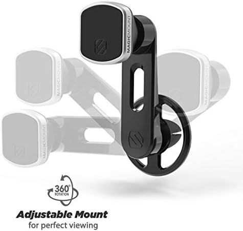 Scosche Magic Mount Select Dual Pack – Premium Magnetic Car Phone Holder for i Phone & Android – Secure 360° Adjustable Mount for Hands-Free Driving – Ideal for Dash & Window Use – Durable Design for Enhanced Compatibility & Safety