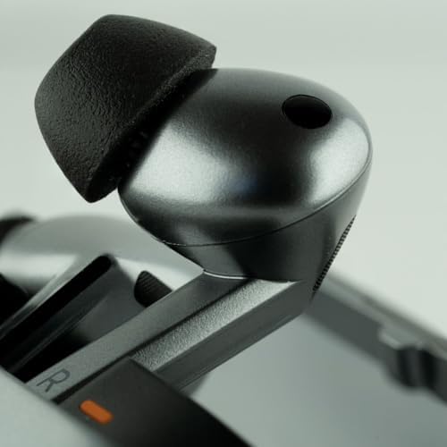 Enhance Your Audio Journey with Comply True Grip Memory Foam Earbud Tips for Samsung Galaxy Buds3 Pro | Ultimate Comfort, Secure Fit, and Superior Noise Isolation | Convenient Removal & Cleaning Tool Included | Available in Black (S/M/L) – Ideal for Audiophiles and Active Lifestyles