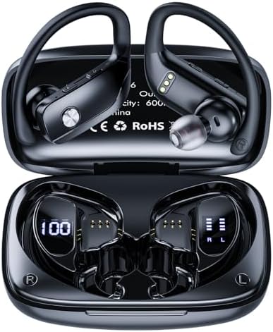 Ultimate Wireless Bluetooth Earbuds with 48-Hour Playback – Deep Bass Stereo Sound for Immersive Audio – IPX7 Waterproof for Active Lifestyles – Integrated LED Battery Life Indicator – Built-in Microphone for Effortless Hands-Free Communication – Perfect for Fitness, Gaming, and Daily Use – Lightweight Design for All-Day Comfort and Wide Compatibility with Devices