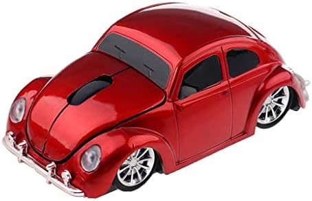 VW Beetle Wireless Sports Car Mouse – Fun & Functional 2.4 GHz Optical Mouse for Computers & Laptops, Ergonomic Design with LED Light, Glossy Finish, Perfect for Home & Office Use