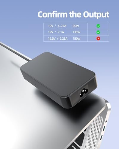 Ultra-Fast 135 W Charger for Acer Nitro 5 Gaming Laptops – High-Performance AC Adapter with 10 ft Cable for Seamless Charging and Exceptional Compatibility – Built for Enhanced Safety and Reliability – Perfect for Home, Office, and Travel Use – 30-Day Hassle-Free Returns and 24/7 Customer Support