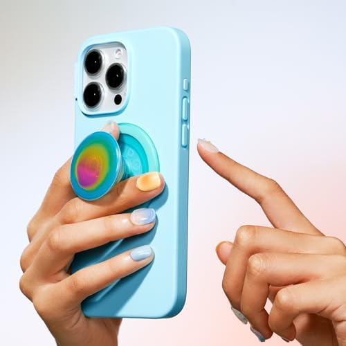 Mag Safe-Ready Tidepool Lava Pop Socket Phone Grip & Stand – Magnetic Hold for Effortless Wireless Charging, Hands-Free Viewing, and Stylish Functionality – Transform Your Mobile Experience with Enhanced Compatibility and Unique Design