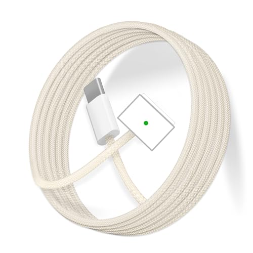 Upgrade Your Charging Game: 140 W USB-C to Magnetic 3 Cable (2 m/6.6 ft) for Seamless Compatibility with 2022/2023 Mac Air & Pro Models, Enhanced Rapid Charging & Durable Braided Design for Optimal Performance and Convenience