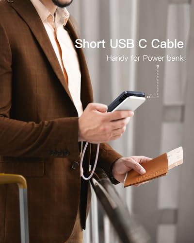 Experience Unmatched Connectivity with CONMDEX 10 Gbps USB C Cable [6 ft, 2-Pack] – Fast Charging & High-Speed Data Transfer for i Phone 16 Plus, 16 Pro Max, Samsung Galaxy S25 – Ultimate Android Auto & Device Compatibility in Sleek Black Design for Seamless Performance and Durability