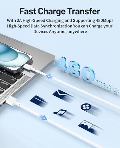 Enhance Your Driving Experience with the 3-Pack MFi Certified Car Play Cable for i Phone 15/16 Series – 6 FT Fast Charging & Durable USB-C Connection for Effortless Navigation and Hands-Free Communication