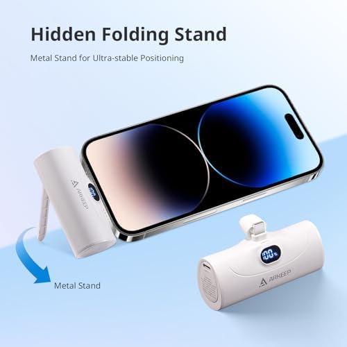 Ultra-Compact 5000 m Ah USB-C Power Bank with 20 W Quick Charge – Lightweight Mini Phone Charger for i Phone 15/16, Samsung & Android Devices – Reliable Emergency Charging Solution with Advanced Safety Features for On-the-Go Power