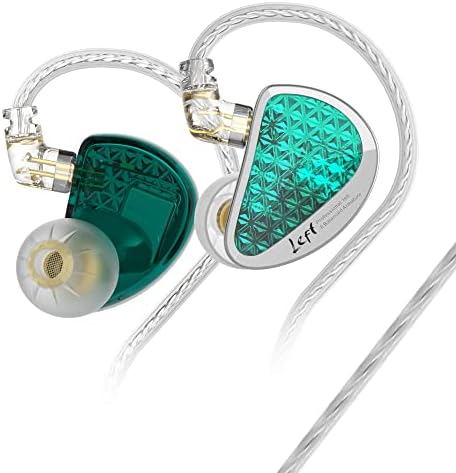 KZ ZSN Pro Hybrid In-Ear Earbud Headphones – High-Fidelity Audio with Dynamic Driver & Balanced Armature, Stylish Metal Faceplate, Detachable Cable for Custom Connectivity – Perfect for i Phone & Android Use, Ideal for Fitness & Everyday Listening (Blue, No Mic)