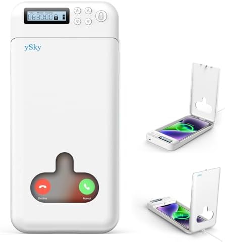 Cell Phone Lock Box with Timer,Portable Timed Phone Lock Box for iPhone and Android Phones, Self-Control Timer Phone Locker to Help Kids,Students Focus Back – Enhanced Compatibility and Speed