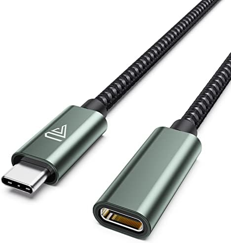 High-Speed USB C Extension Cable (20 Gbps Data Transfer, 240 W Fast Charging, 3.3 Ft) – USB 3.2 Type C Male to Female Adapter for i Phone 16, Pixel, PSVR2, Mac Book Air/Pro, and Dell XPS – Optimal Versatility & Enhanced Performance in a Sleek Red Design