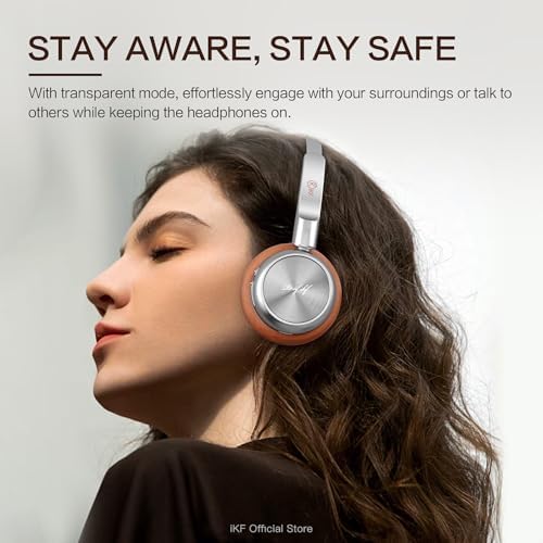 Nostalgic Retro Wireless Bluetooth Headphones – 60-Hour Battery Life, Lightweight Comfort, Built-in Microphone, Dual Device Pairing & Custom Sound App for an Immersive 80 s & 90 s Audio Adventure – Ideal for Active Music Enthusiasts and Daily Listening