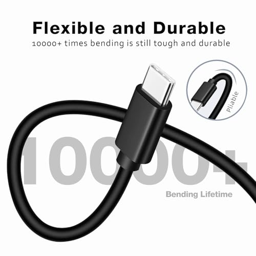 USB C Fast Charger for Samsung Galaxy Tab S10+ S9 S8 S7 S6,S5e, S4,Tab A7 10.4″,A9+ 12.4″, A8 10.5″ Tab A 10.1 SM-T510,TabA 8.4″, 8.0″ SM-T380/387/307/610 SM-X210/710/810 Table Charging Cable Cord – Enhanced Compatibility and Speed