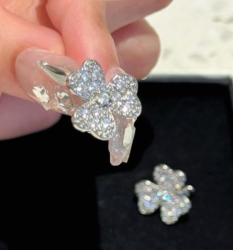 Transform Your Audio Experience with Kinglucky Crystal Bow Ear Cuffs – Stylish Clip-On Accessory for Open-Ear Headphones, Perfect for Upgrading Earbud Fashion and Comfort, Easy Installation, and Enhanced Compatibility for On-the-Go Lifestyles