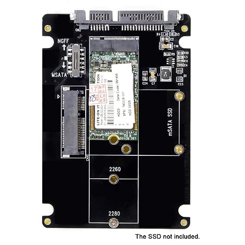 Chenyang Dual Function MSATA SSD JBOD Adapter with USB C 2.5″ Hard Drive Enclosure – Unmatched Speed and Versatility for Enhanced Storage Solutions