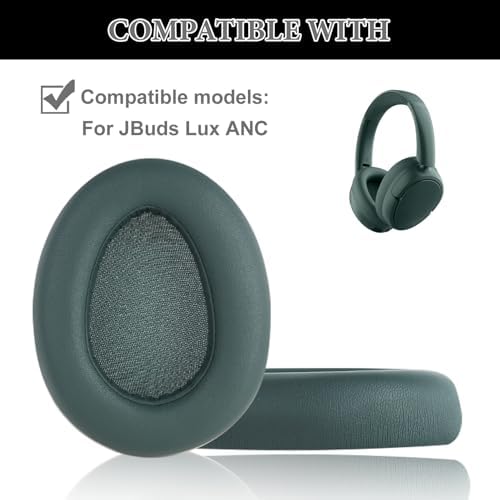 Enhance Your Audio Experience with Aiivioll JBuds Lux ANC Replacement Ear Pads – Premium Protein Leather & Noise Isolation Foam for JLAB Wireless Headphones in Elegant White – Effortless Installation for Ultimate Comfort and Superior Sound Quality