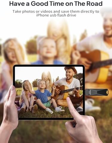 512 GB Photo Stick USB Drive – Ultimate Memory Expansion for i Phone, i Pad, Android, and PC – Fast Data Transfer & Plug-and-Play Convenience – Sleek Black External Storage Solution for Effortless File Management