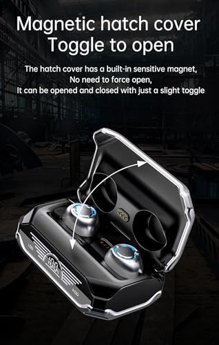 Revolutionary Bluetooth 5.3 True Wireless Earbuds Model 35 – IP7 Waterproof Sports Headphones with Touch Control, Built-in Mic & LED Battery Display – Ergonomic In-Ear Design for Ultimate Comfort & Seamless Connectivity – Ideal for Active Lifestyles, Commuting, and Home Use