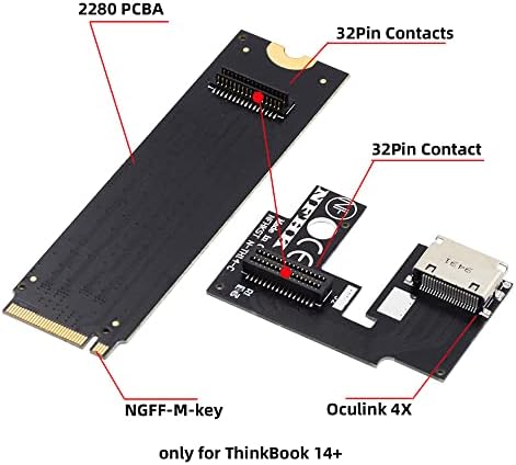 Maximize SSD Performance with NFHK M.2 to Oculink Adapter – Dual 2-to-2 PCIe NVME/AHCI Connector for Enhanced Speed | Supports 2230/2242/2280/22110 mm Drives | Ideal for High-Performance Gaming & Content Creation | Plug-and-Play Installation for Seamless Upgrades | Durable, Compact Design for Reliable Connections
