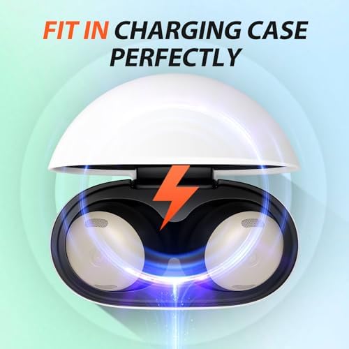 Upgrade Your Audio with Comfort-Focused Memory Foam Ear Tips for Google Pixel Buds Pro 2 – Anti-Slip Design for Secure Fit, Enhanced Noise Isolation, and Perfect Charging Case Compatibility – 3 Sizes (S/M/L) in Sleek Black for Ultimate Ear Comfort and Unmatched Listening Experience