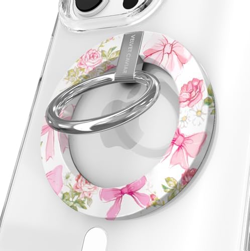 Transform Your i Phone 16, 15, 14, 13, 12 with VELVET CAVIAR’s Amethyst Purple Leopard Mag Safe-Compatible Grip – Stylish Magnetic Ring Holder & Adjustable Stand for Effortless Hands-Free Viewing, Secure Texting, and Enhanced Usability – Elevate Your Mobile Experience with Durable, Lightweight, and Customizable Accessory