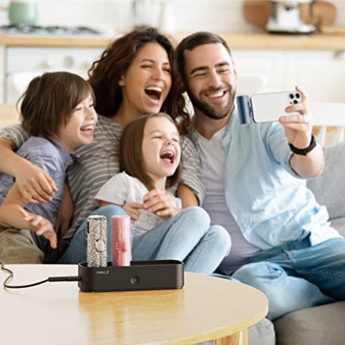 i WALK Family-Sized USB-C Charging Station for Portable Power Banks – Efficient Multi-Device Dock for i Phone & More – Sleek Design, Fast Charging, Enhanced Compatibility – Ideal Home & Office Solution in White