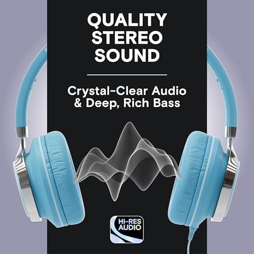 ARTIX CL750 USB C Wired Headphones – Superior Noise-Isolating On-Ear Earphones with Built-In Mic & Volume Control for i Phone 15-16 & Samsung Devices – Effortless Plug-and-Play Setup with Enhanced Comfort and Exceptional Sound Quality