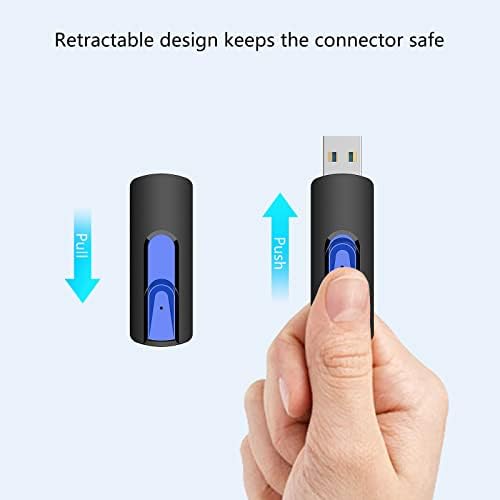 512 GB High-Speed USB Flash Drive by JUANWE – Retractable, Dustproof & Portable Memory Stick for Effortless File Storage and Transfer – Ideal for Photos, Videos, and More – Enhanced Compatibility with USB 3.0 Devices